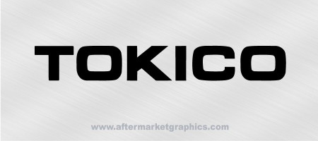 Tokico Shocks Decals 01 - Pair (2 pieces)